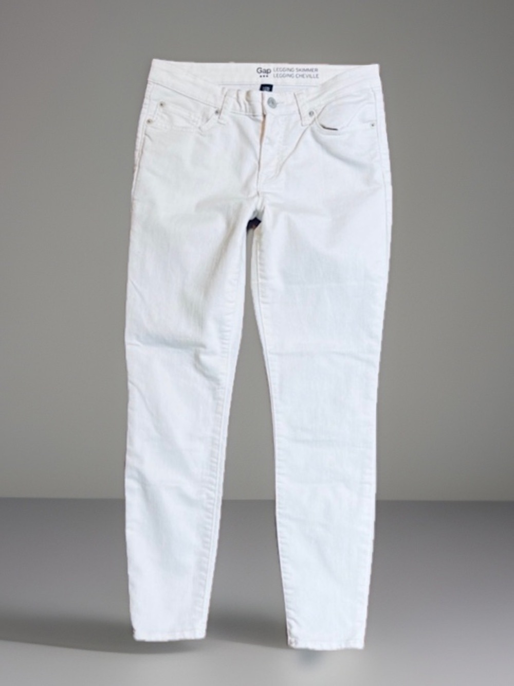 Gap leggings skimmer US 2/26R white stretch jeans